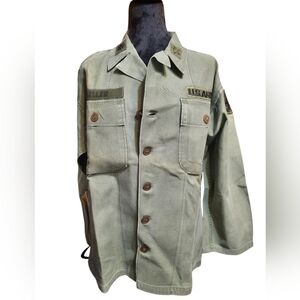 U.S. Army Olive Field Jacket Heavy Starched